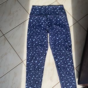 Blue Leopard Aerie Leggings